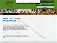 Tablet Screenshot of havefoundation.org